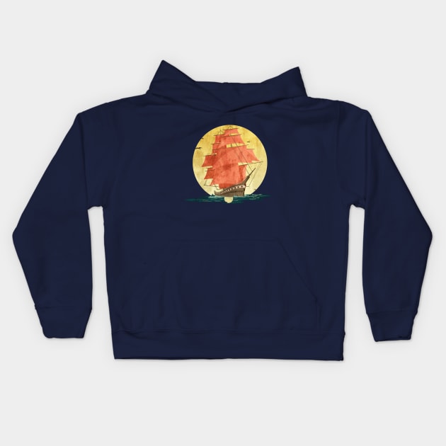 Sale the seas Kids Hoodie by iconicole